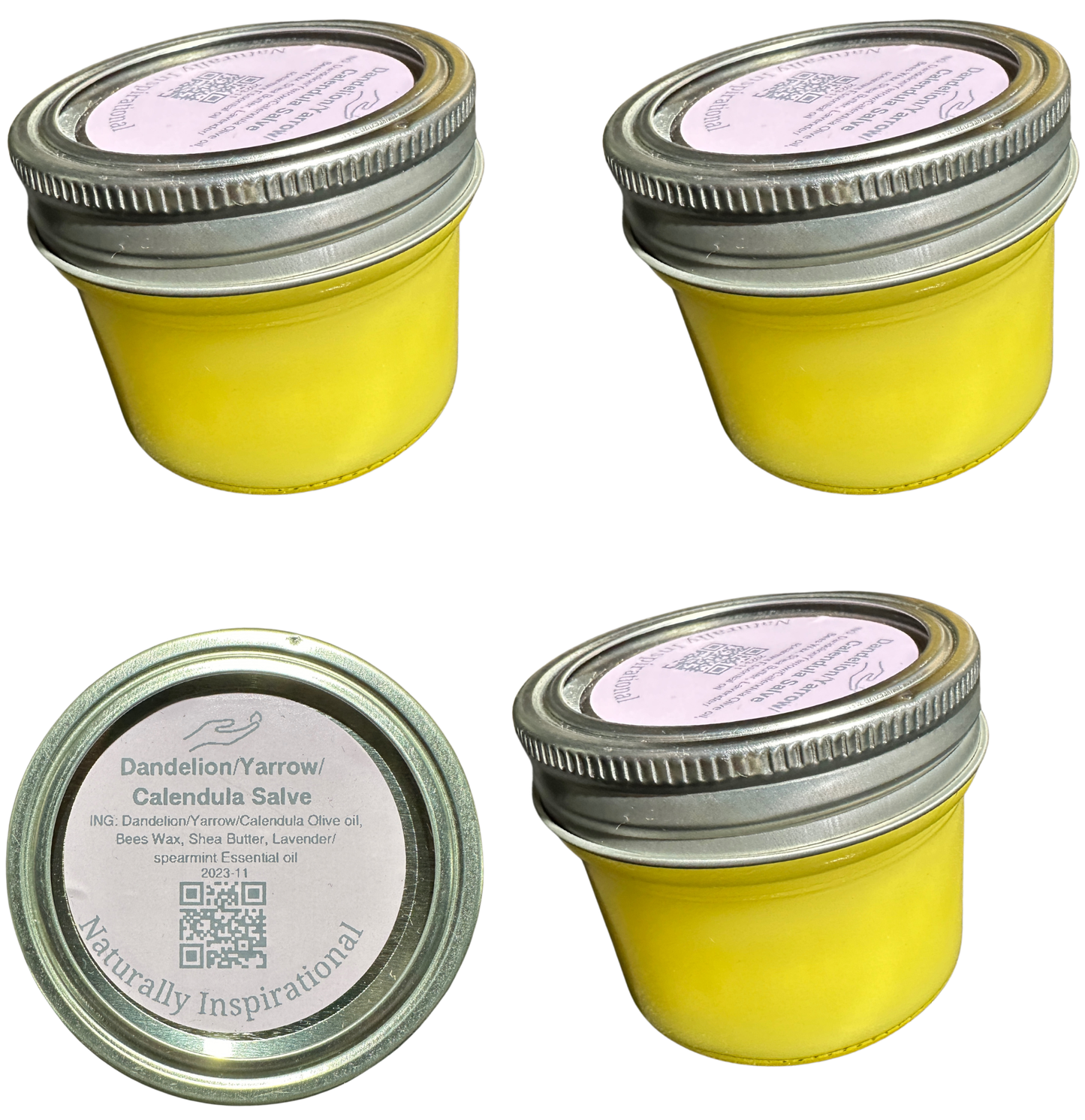 3-Pack Beeswax Salve Bundle – 4 oz Full Size