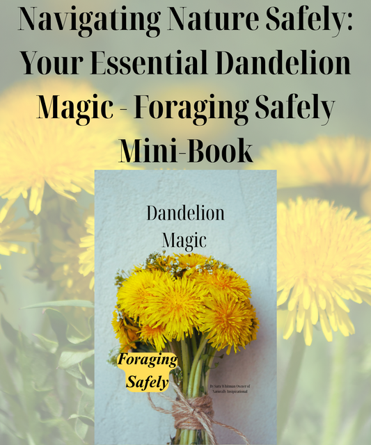Navigating Nature Safely: Your Essential Dandelion Magic - Foraging Safely Mini-Book