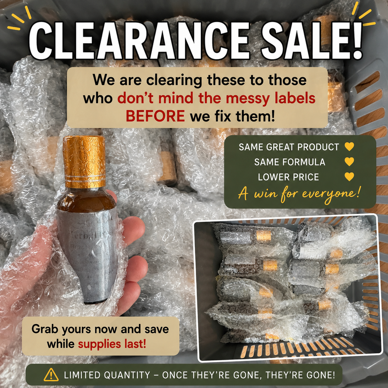 Clearance & Imperfect Items