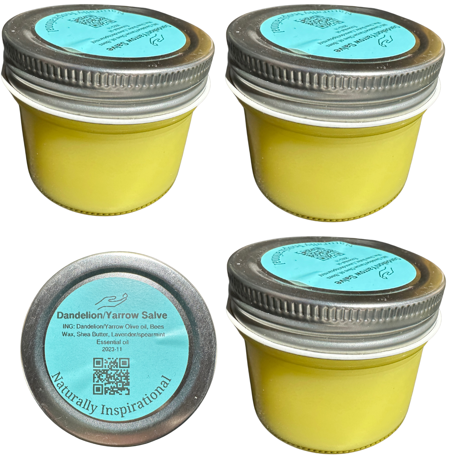 3-Pack Beeswax Salve Bundle – 4 oz Full Size