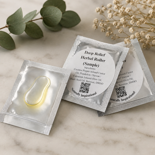 Deep Relief Herbal Roller Sample | Single-Use Herbal Oil Sample