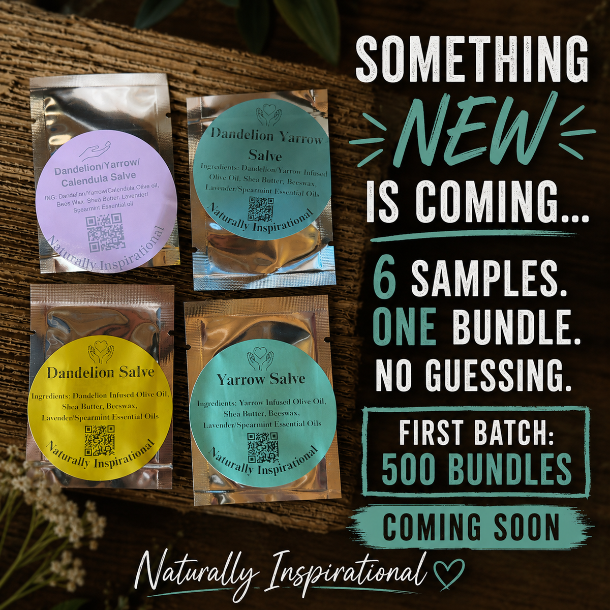 Naturally Inspirational 6-Sample Herbal Bundle – Try Them All