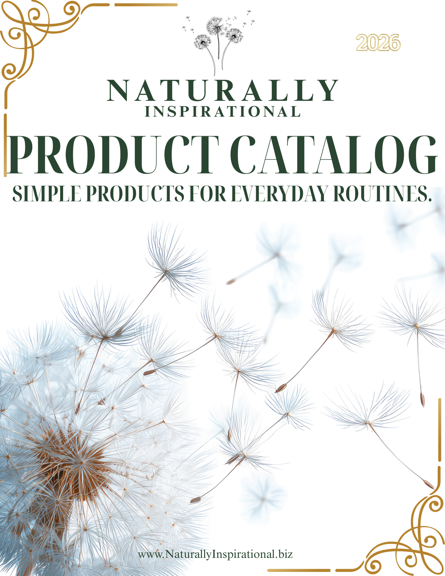 Naturally Inspirational Product Catalog
